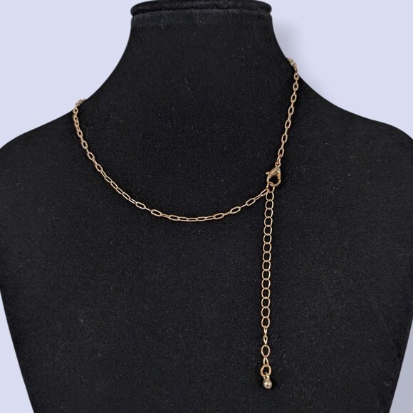 (2/$20) Pink Enamel "Love" Necklace - Picture 4 of 5